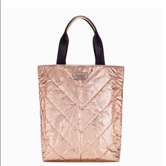 Victoria’s Secret Rose Gold Tote - Picture 2 of 6